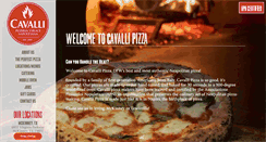 Desktop Screenshot of cavallipizza.com
